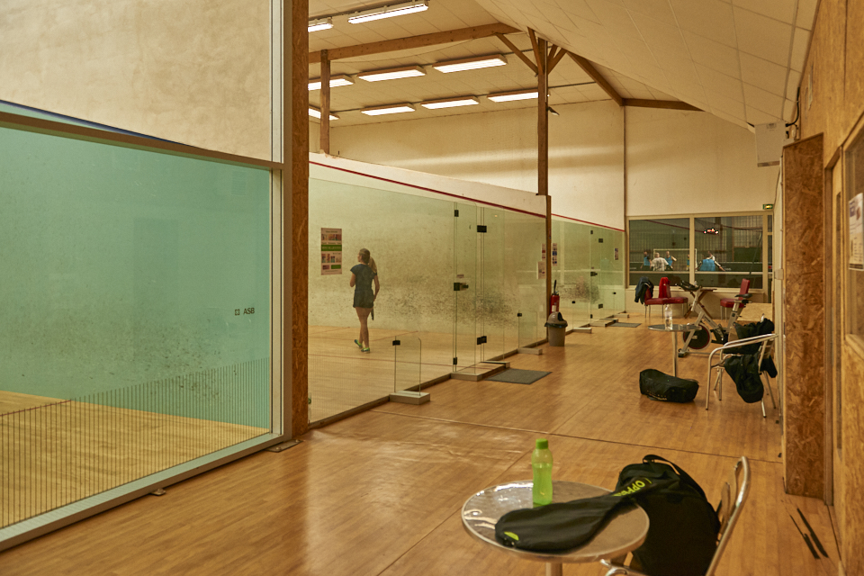 Les squash 5 et 6 vus du squash 7